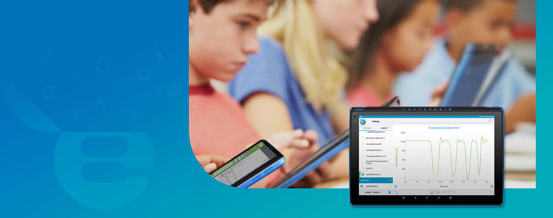 Таблет с 12 сензора einstein™